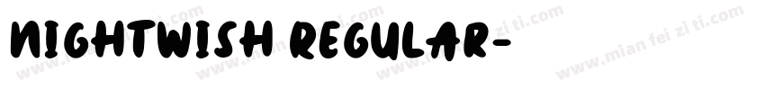 Nightwish Regular字体转换